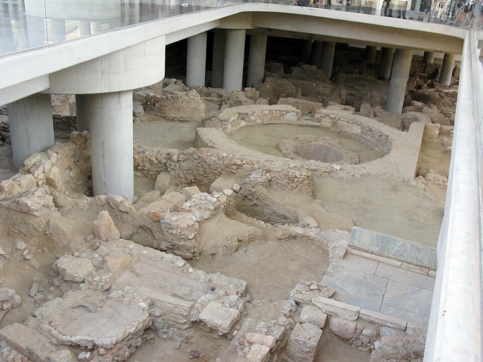 박물관 신축 대지에서 발굴된 유적들