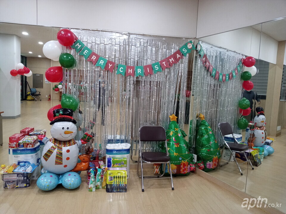 23일 인천 중구 영종국제도시화성파크드림아파트에서 크리스마스 이벤트가 열렸다. [사진제공=영종국제도시화성파크드림]