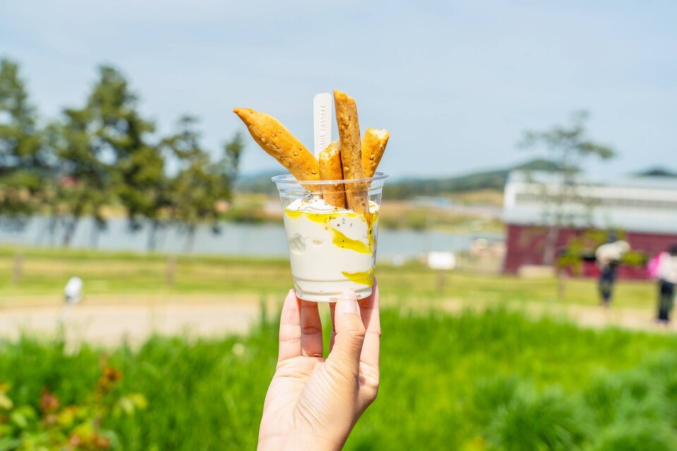 상하농원 파머스카페 상하의 아이스크림