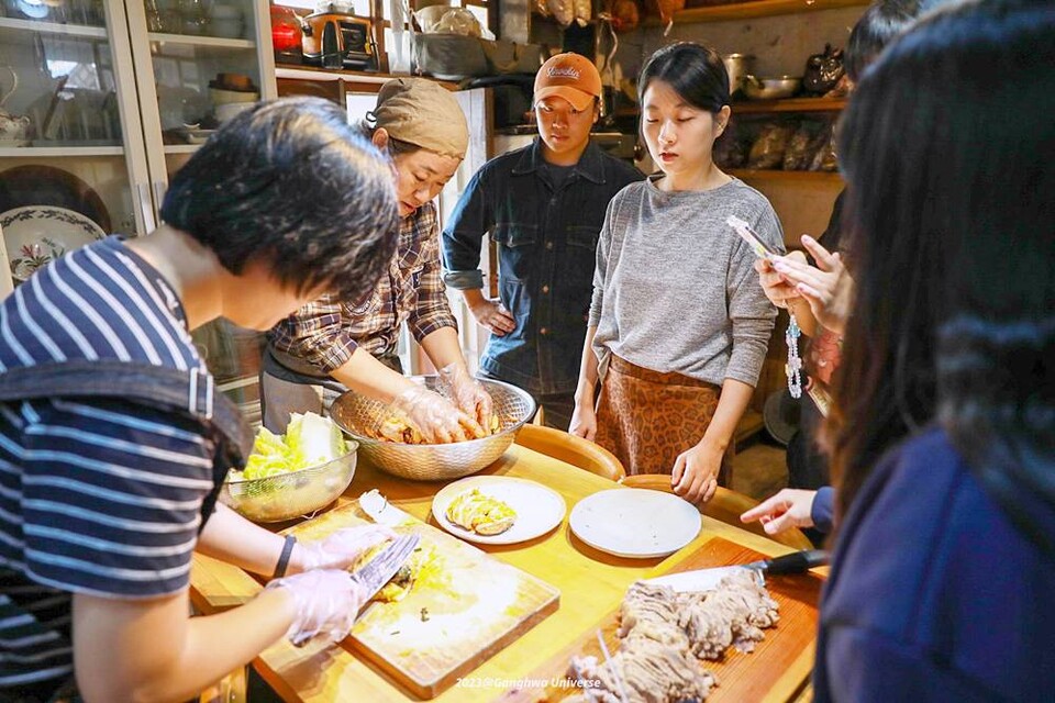 강화도 제철요리 밥상 프로그램